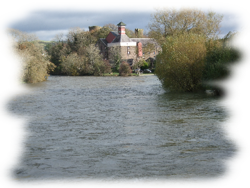 River Derwent with Jennings Brewery in the background