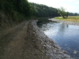 River Derwent - Wood Bottom Bank Improvement July 2013